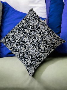 4 LÜ Jakar Desenli Makinada Yıkanabilir Kırlent